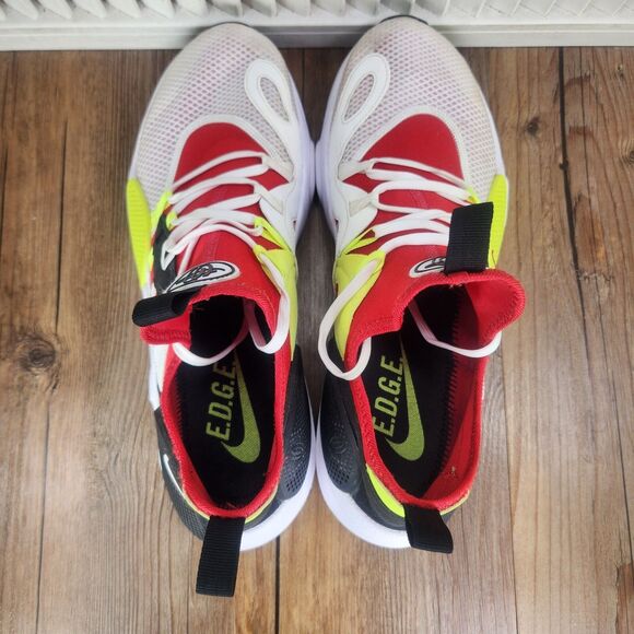 Nike Huarache Edge TXT Mens Size 12 White Red Colorful Running Shoes A01697-100 - Picture 6 of 9